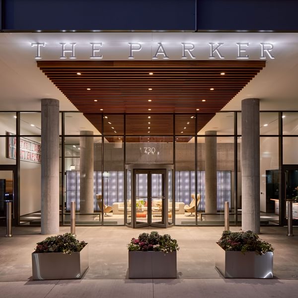 Entrance to The Parker