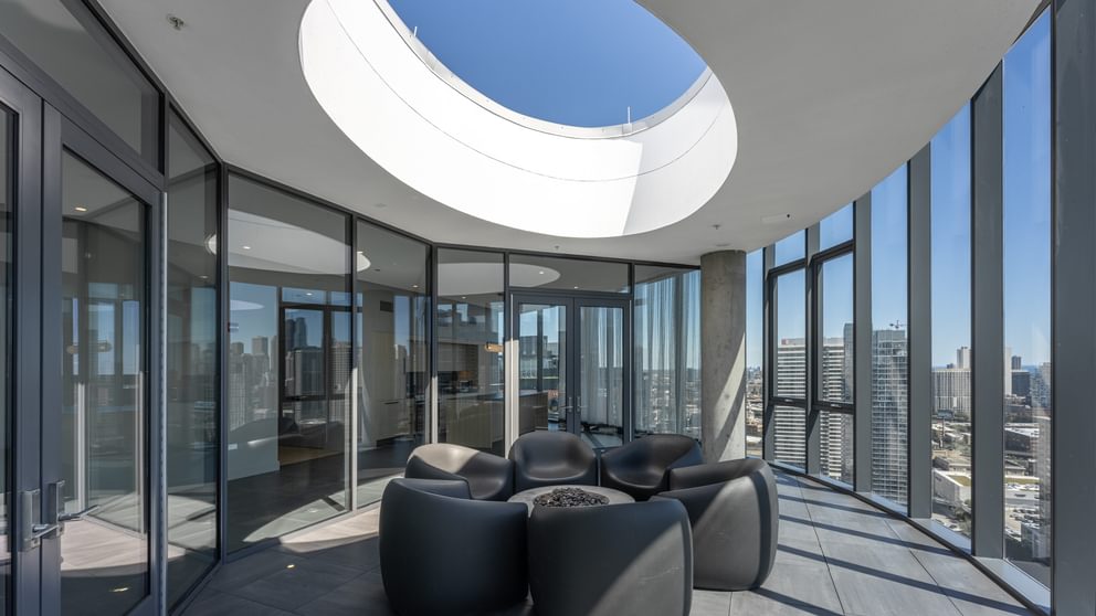 Private Terrace with Firepit